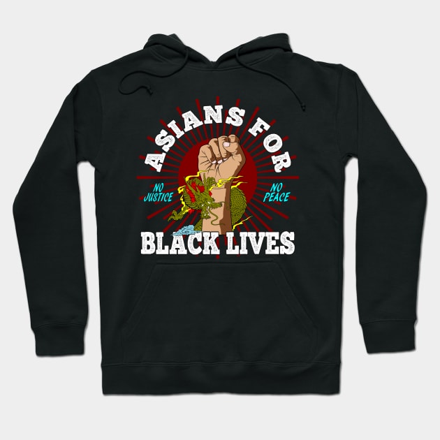 Asians For Black Lives Hoodie by RongWay